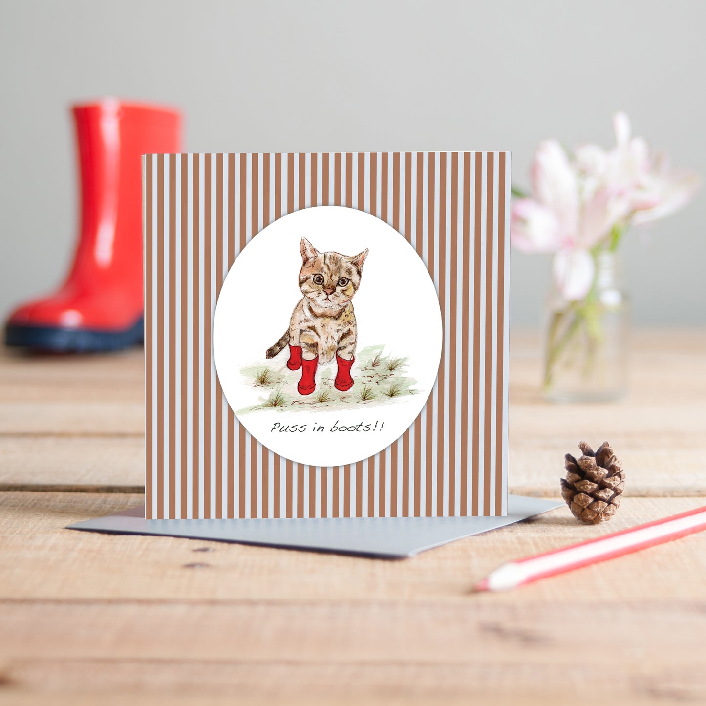 Puss In Boots Greeting Card - Pack of 6