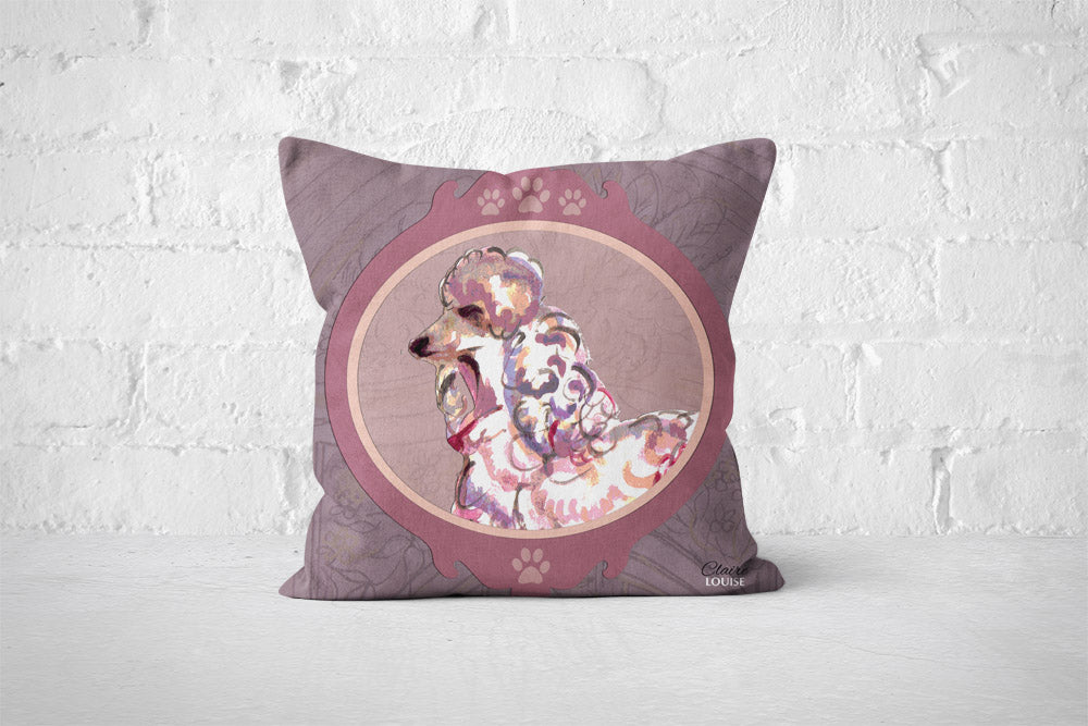 Picture This Poodle Cushion