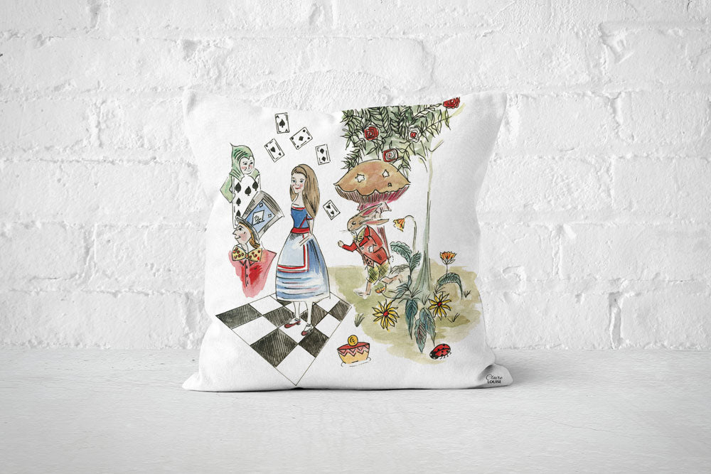 Alice in Wonderland Cushion