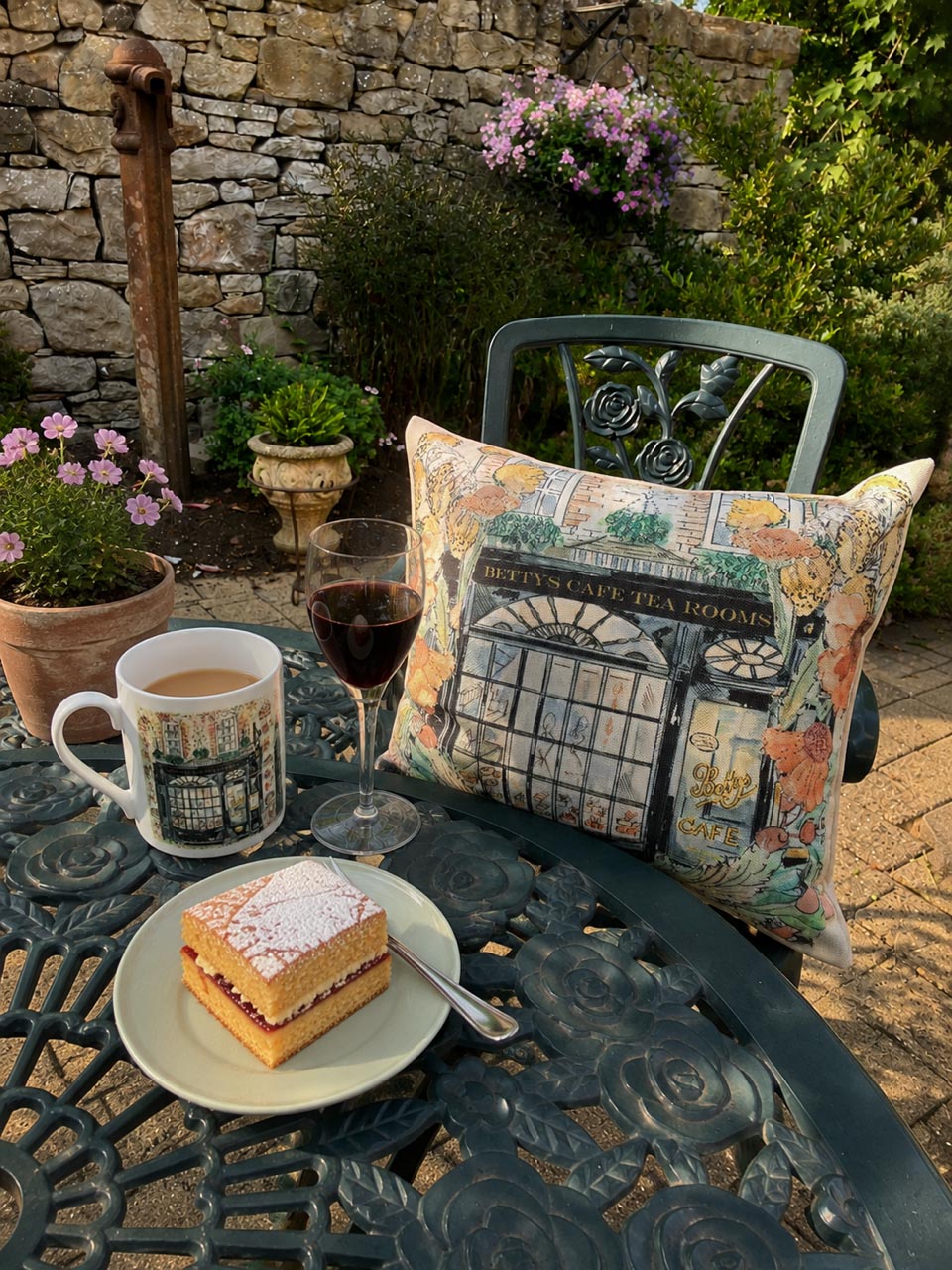 Bettys In Full Bloom Cushion