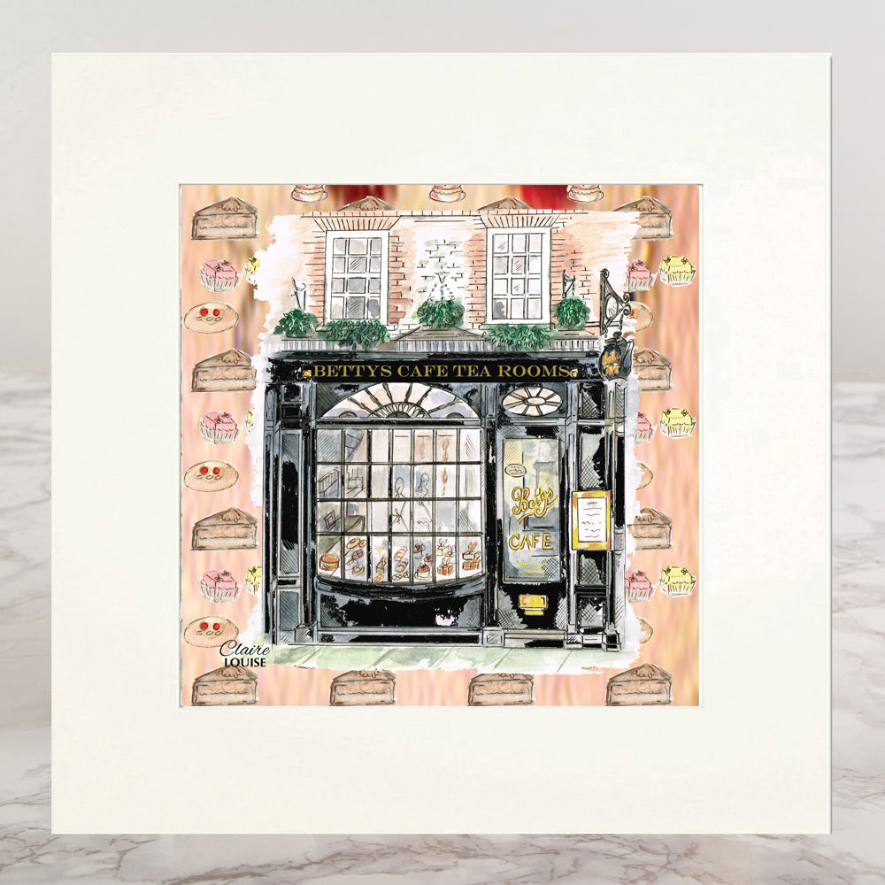 Bettys Tea Rooms Mounted Print