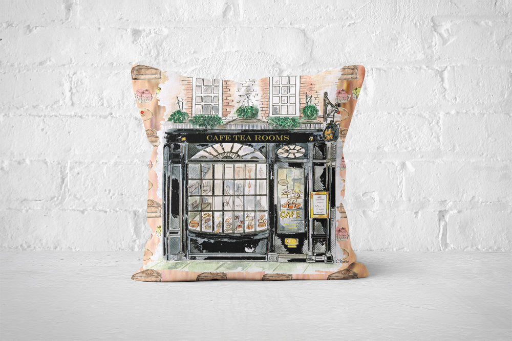 Bettys Tea Rooms inspired Cushion