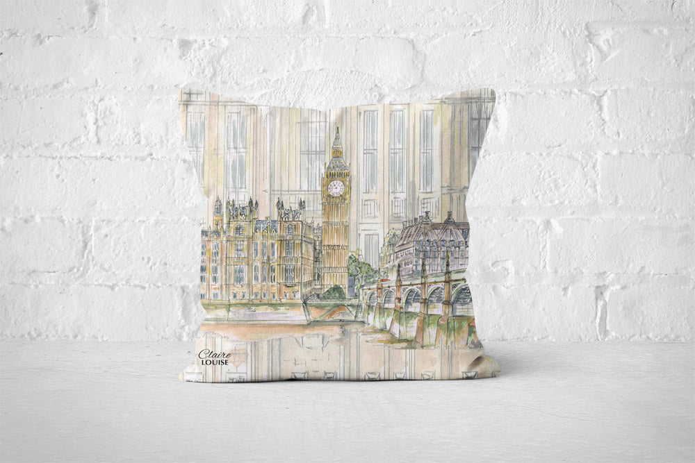 Big Ben & The Houses of Parliament Cushion