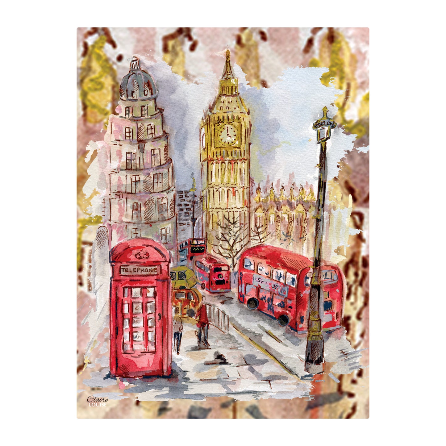 Big Ben Glass Wall Art