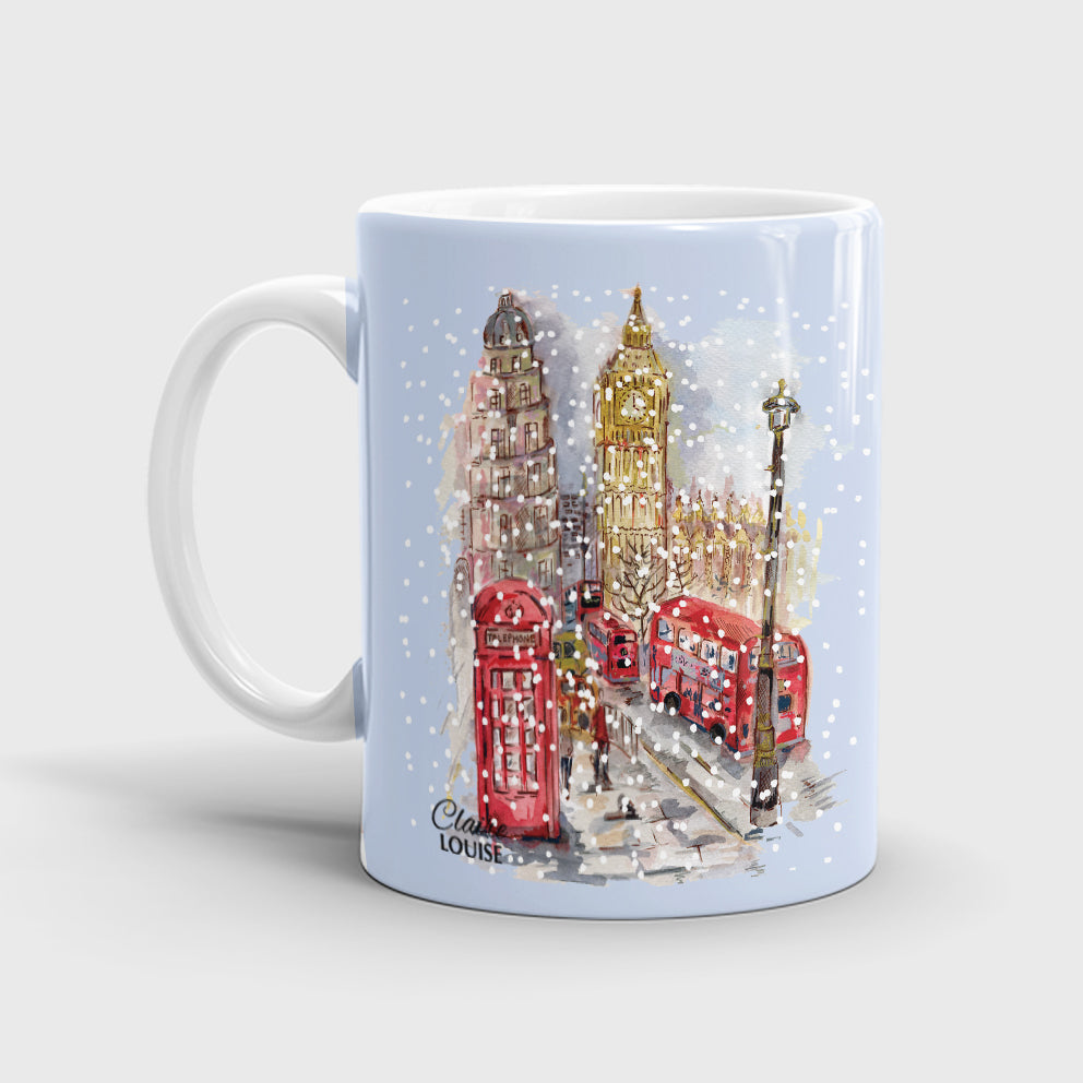 Big Ben Christmas Ceramic Mug