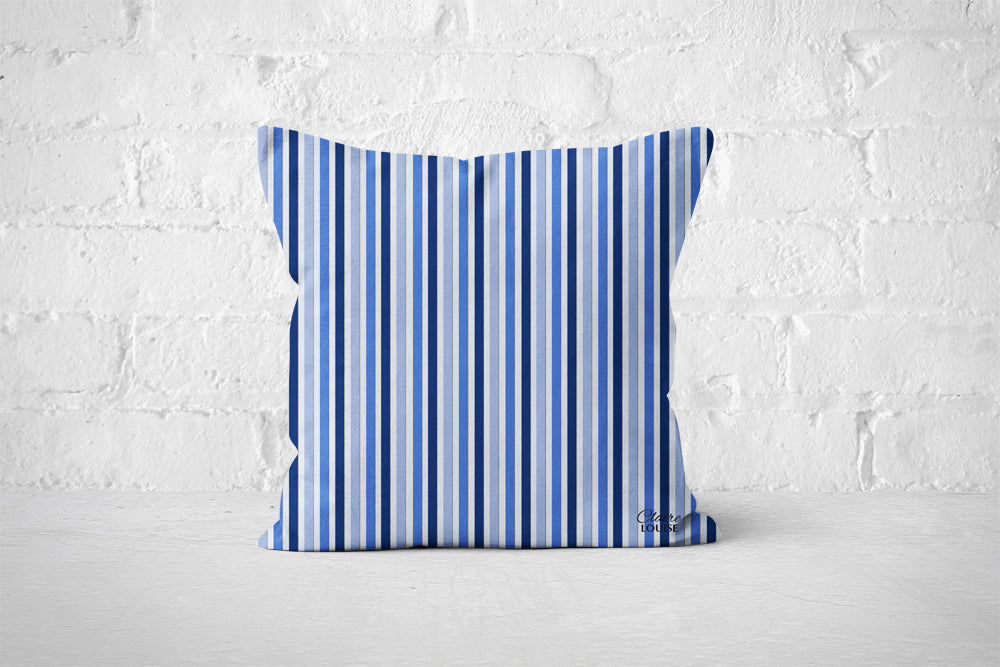 Blue Stripe Outdoor Cushion