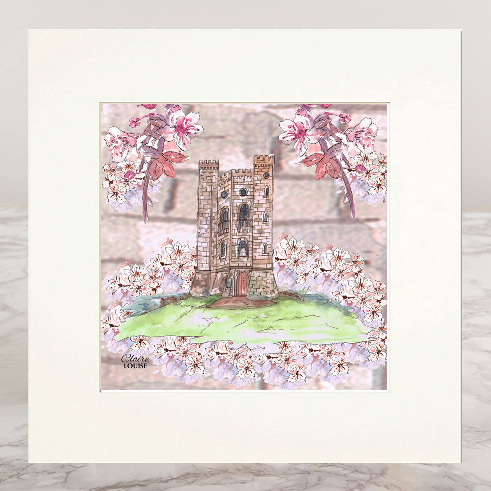 Broadway Tower Mounted Print