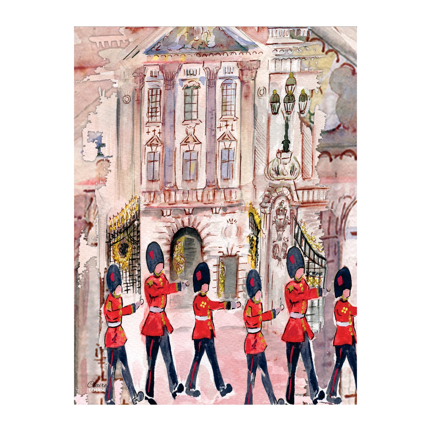 Buckingham Palace Glass Wall Art