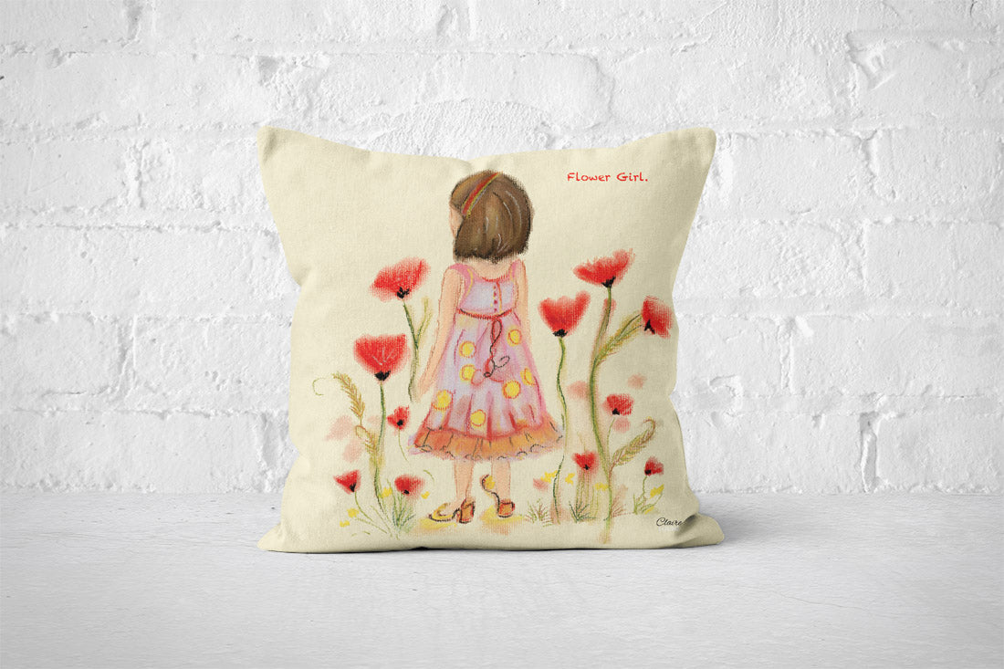 Flower Girl Cushion