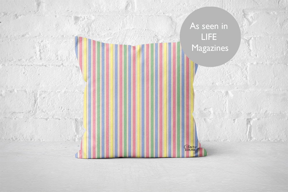 Candy Stripe Cushion