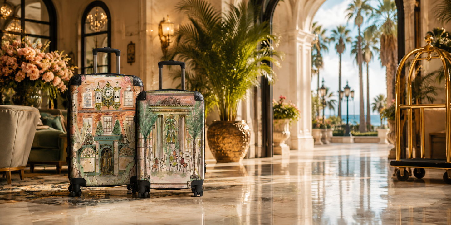 Fortnums in Full Bloom Suitcase Collection