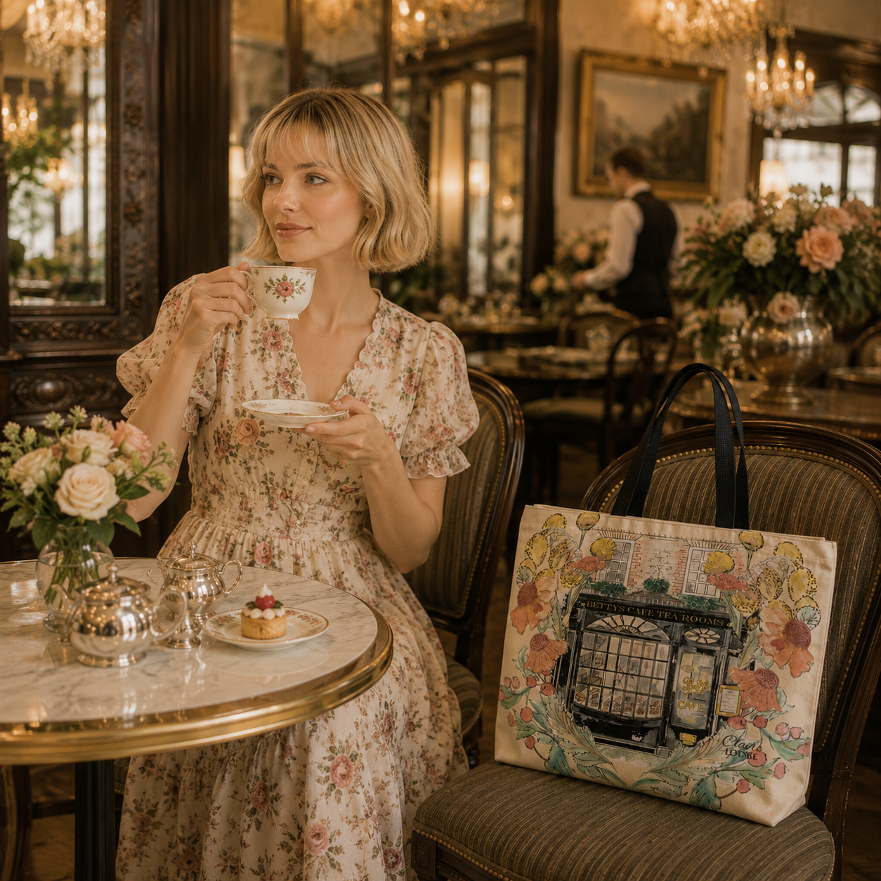 Bettys Tea Rooms double sided print shopper