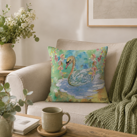 The Swan Garden Cushion