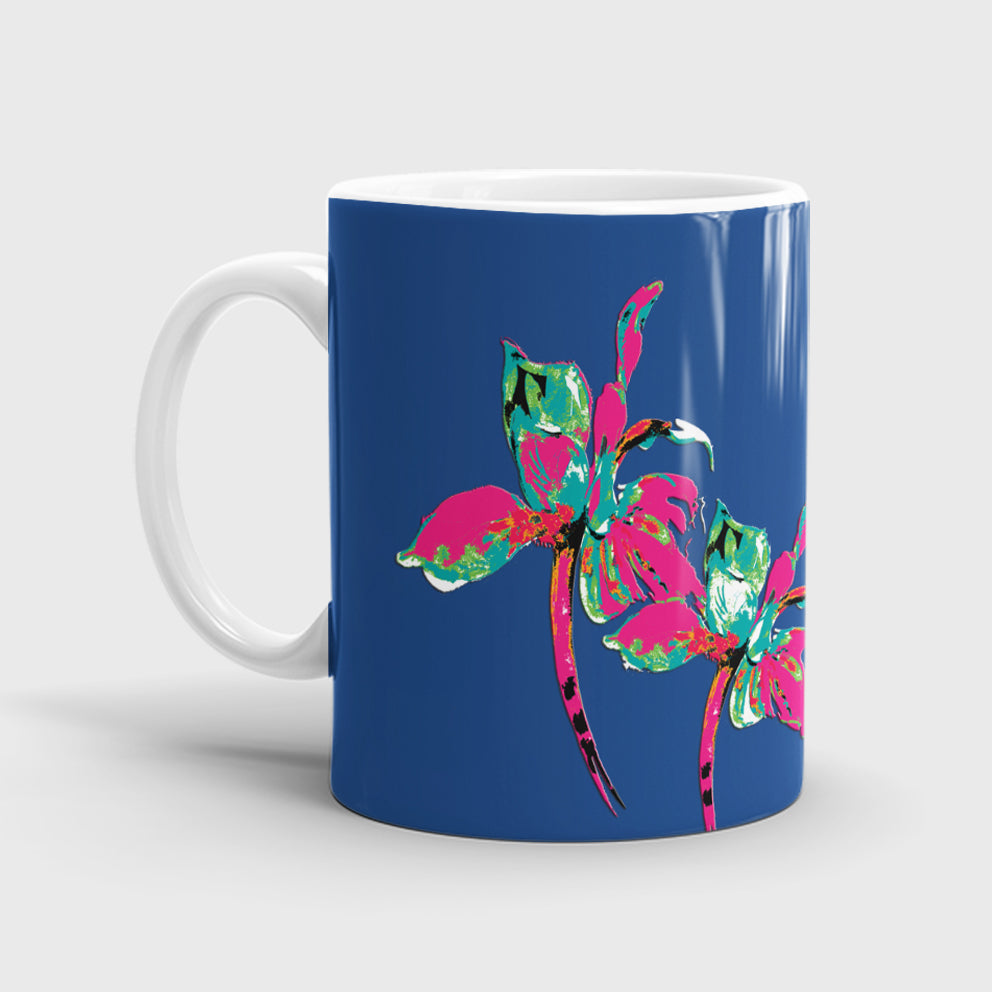 Flora Pink Ceramic Mug