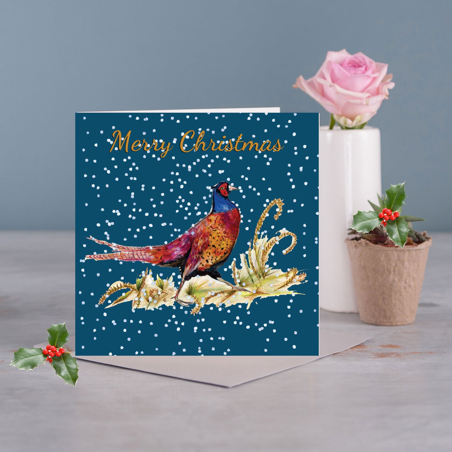 Pheasant Christmas Card - Pack of 6