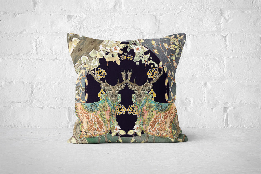 The Gentry Stag Cushion