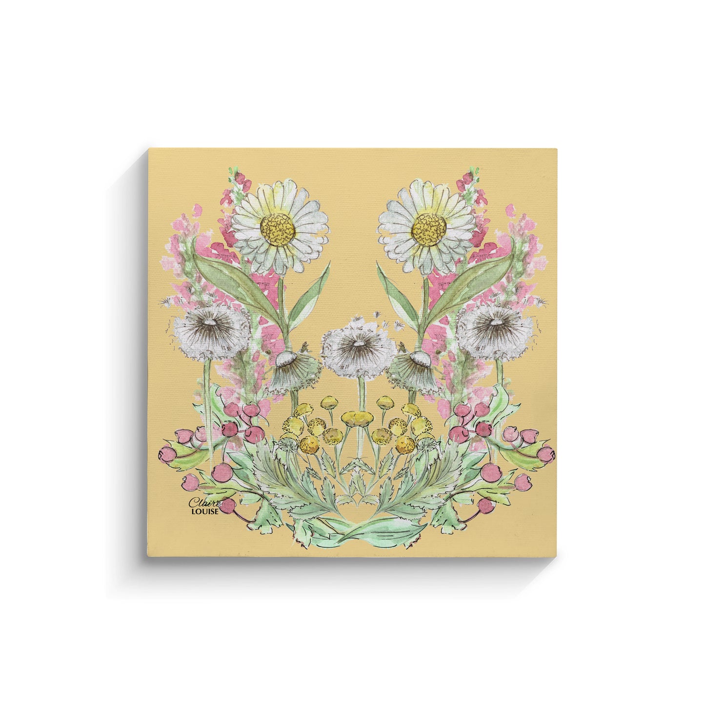 Buttercream Bloom Canvas Print