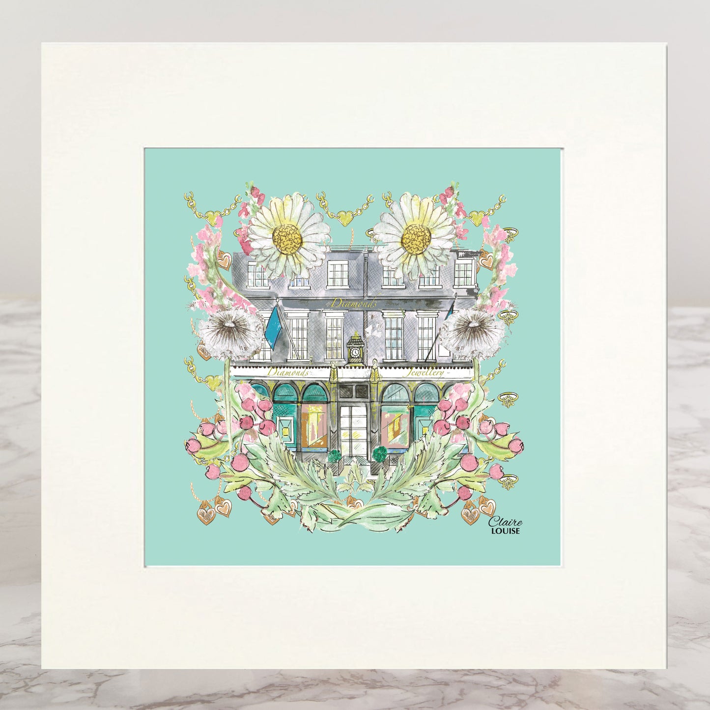 Tiffany In Full Bloom Mounted Print