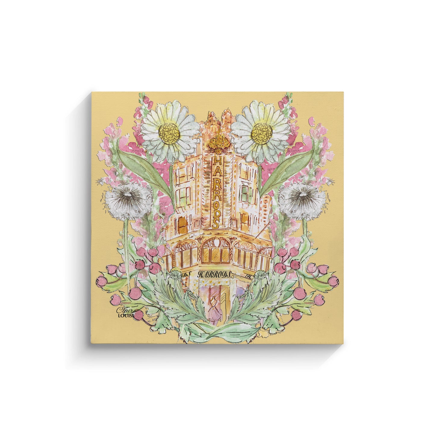 Harrods In Full Bloom Canvas Print