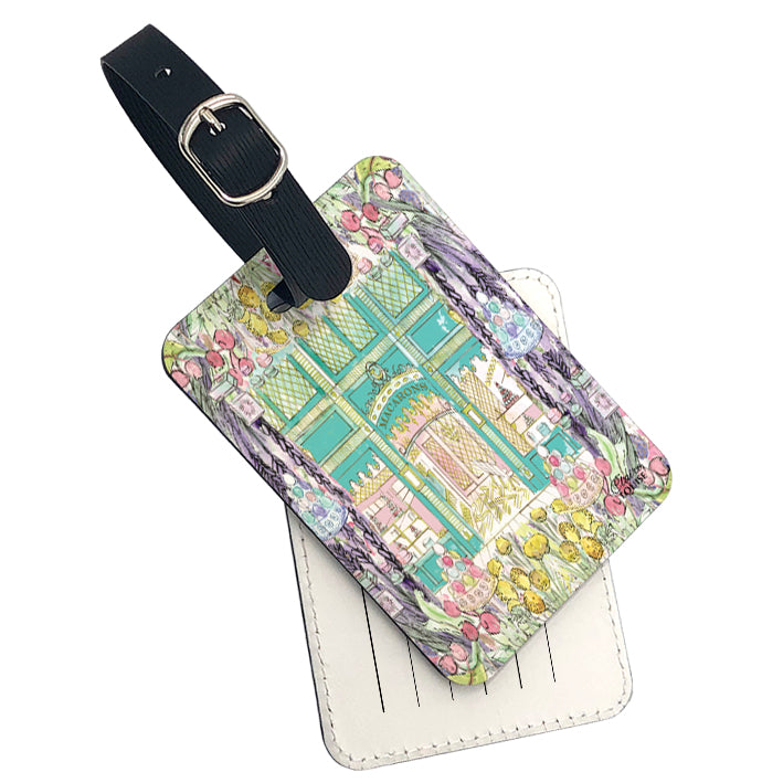 Laduree Floral Luggage Tag