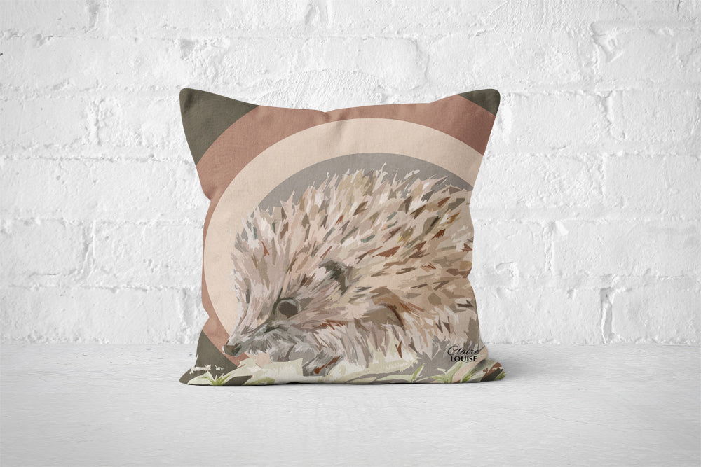 Mocha Mousse Hedgehog Cushion