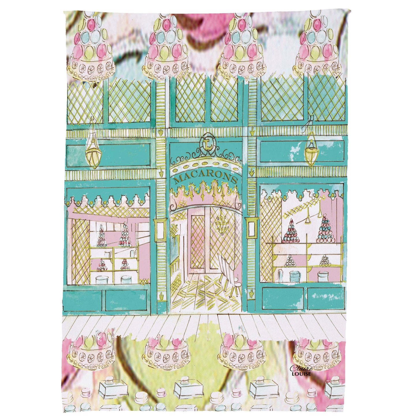 Laduree Inspired Blanket