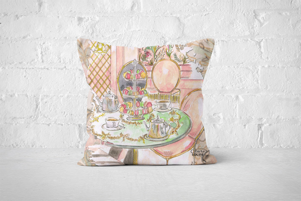 Laduree Cafe Cushion