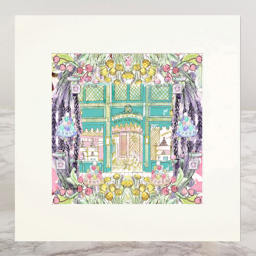 Laduree In Full Bloom Mounted Print