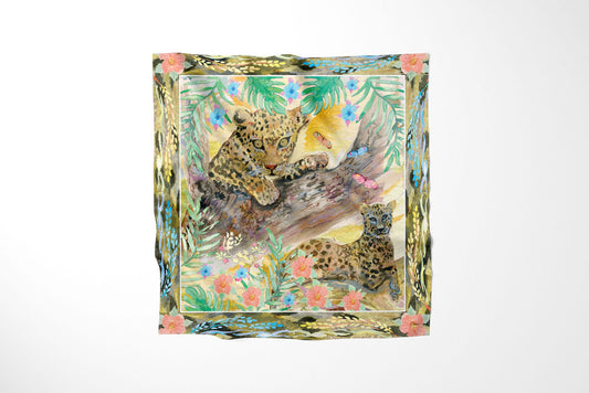Leopard in the Jungle Scarf