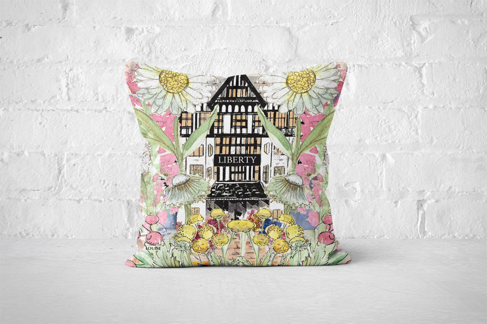 Liberty In Full Bloom Outdoor Cushion
