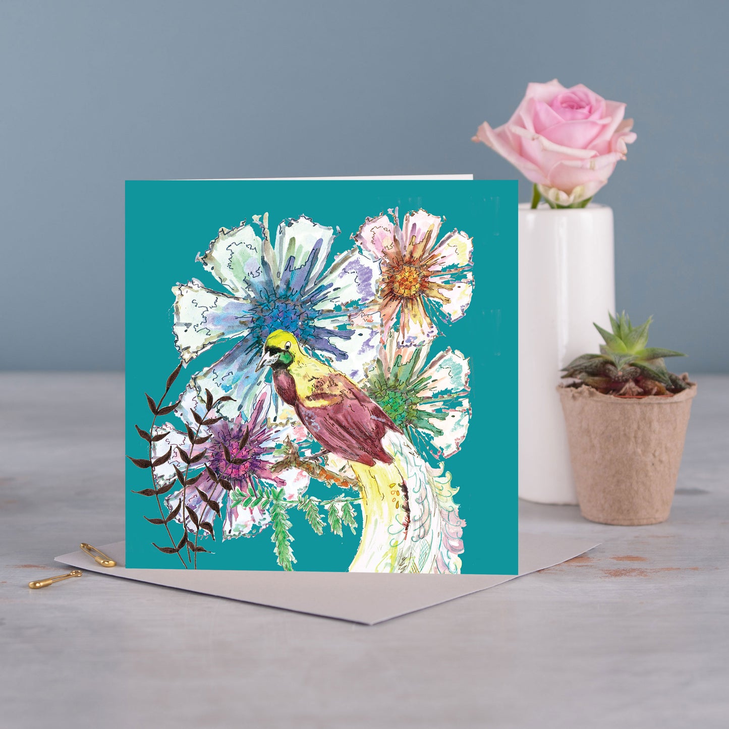 Tropical Paradise Greetings Card - Pack of 6