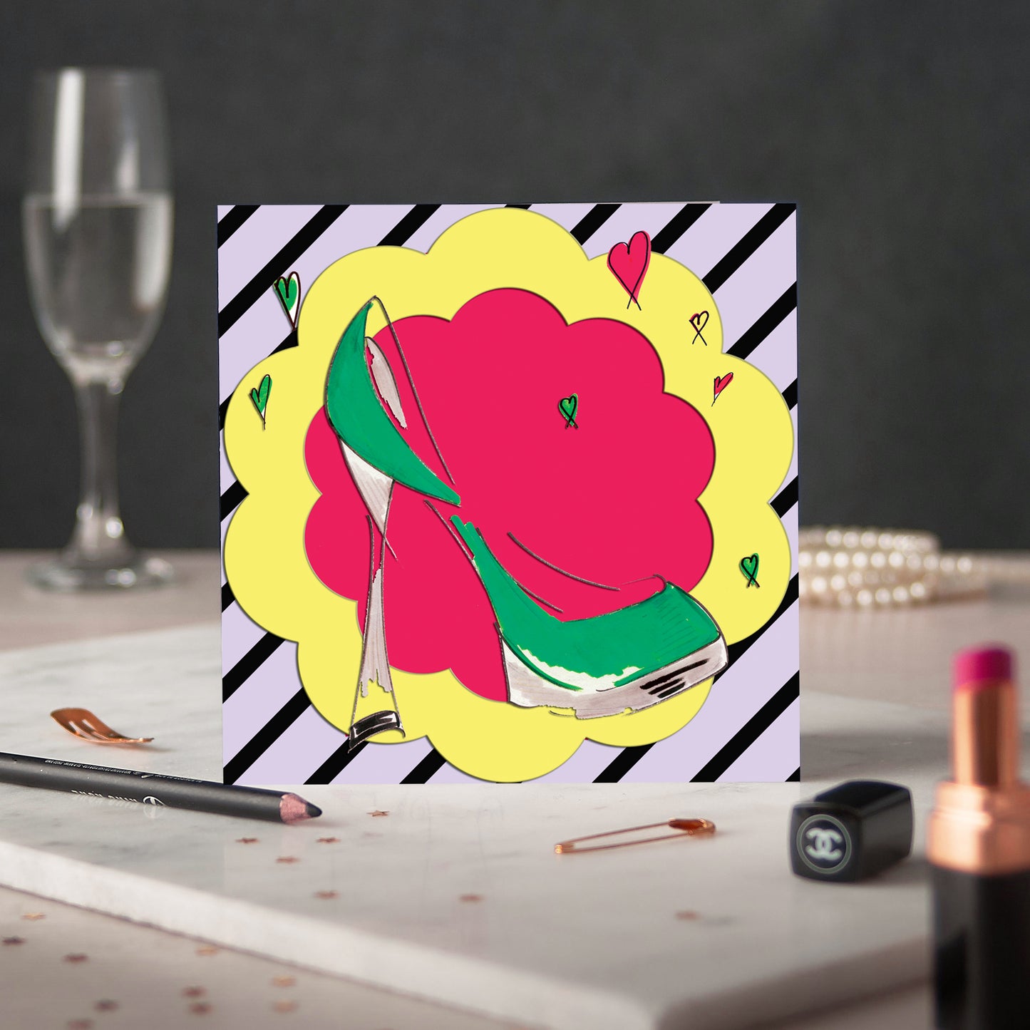 Shoe Chic Greeting Card - Pack of 6