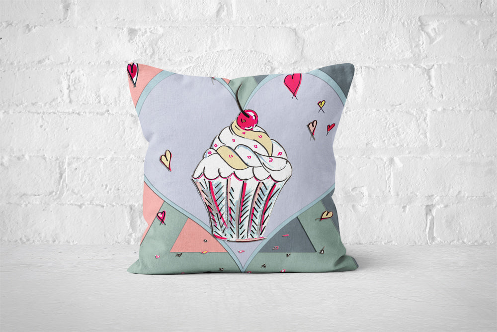 Pastel Cupcakes Cushion