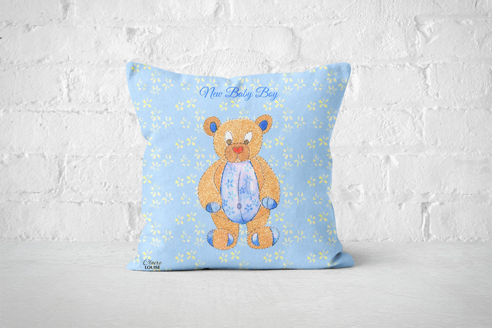 New Baby Boy Cushion