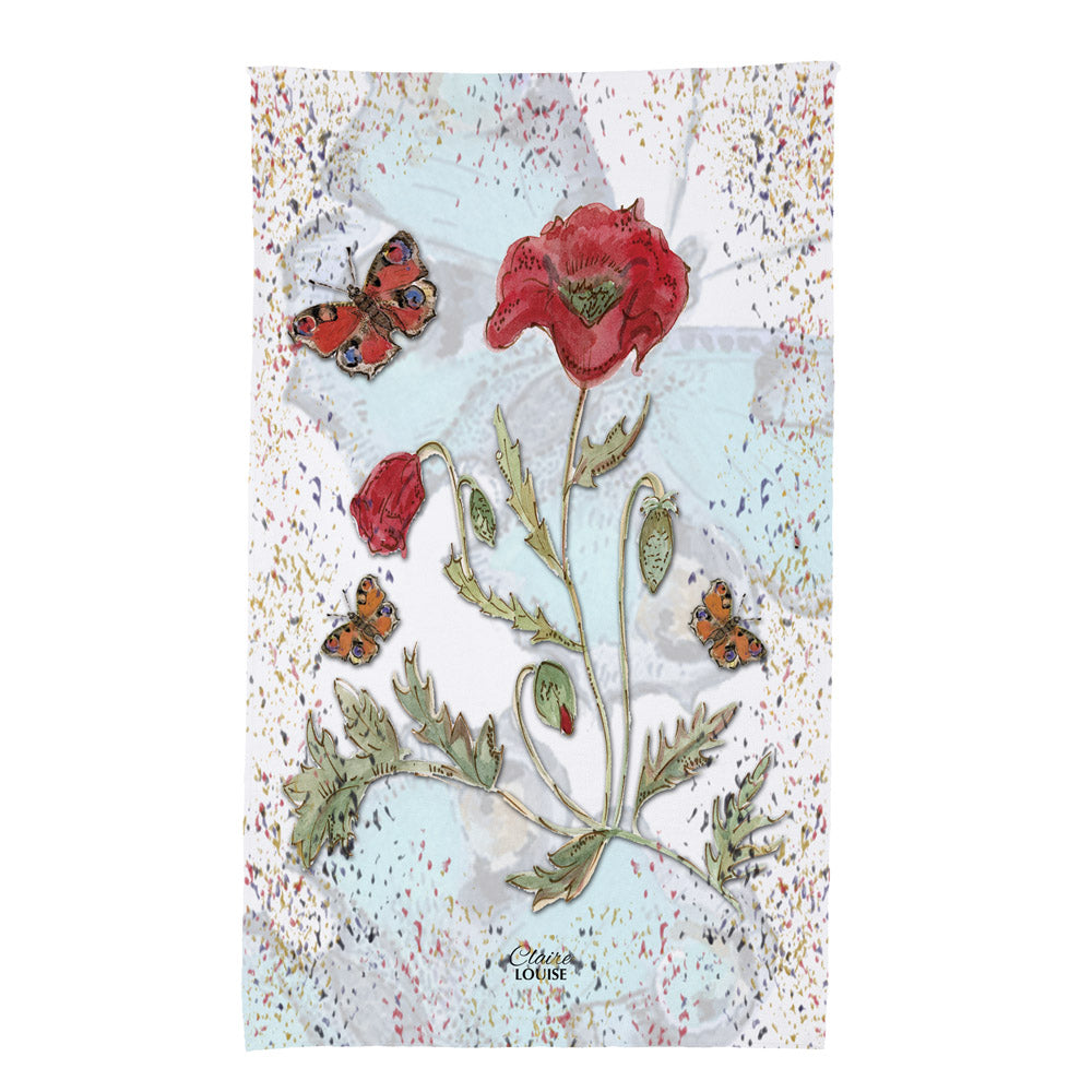 Poppies Tea Towel