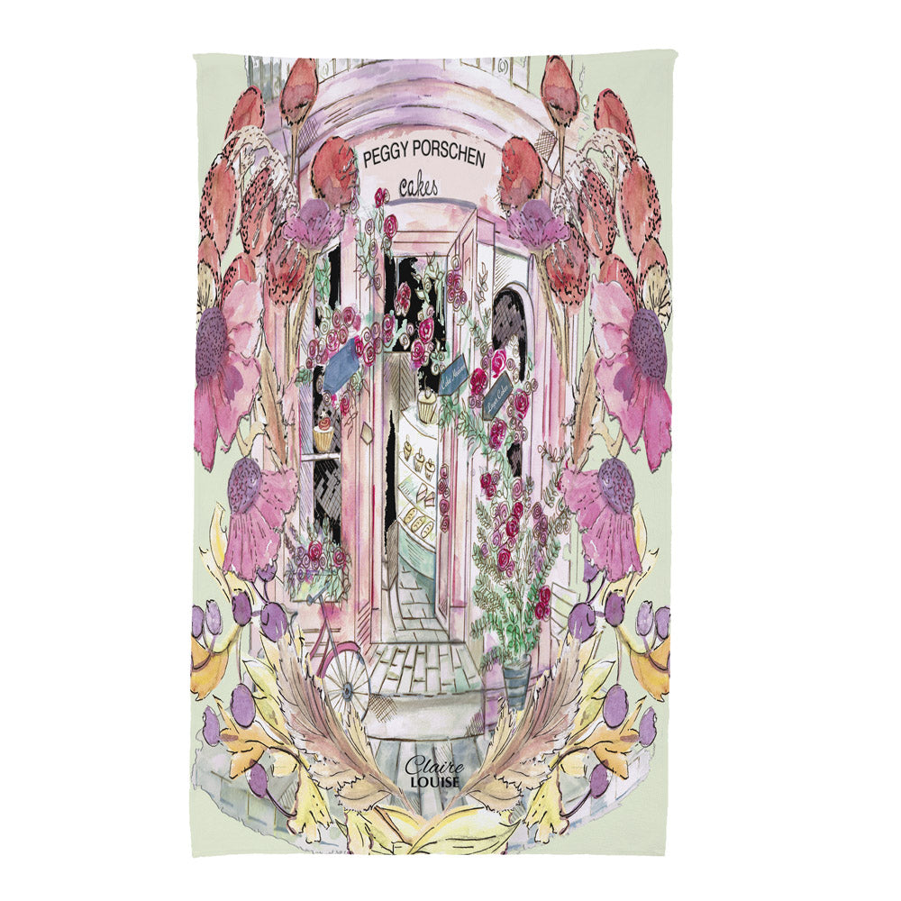 Peggy Porschen In Bloom Tea Towel