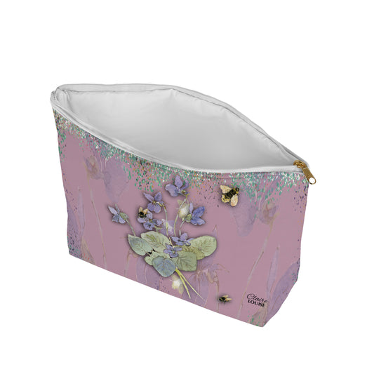 Powder Blooms Morning Glories Cosmetic Bag
