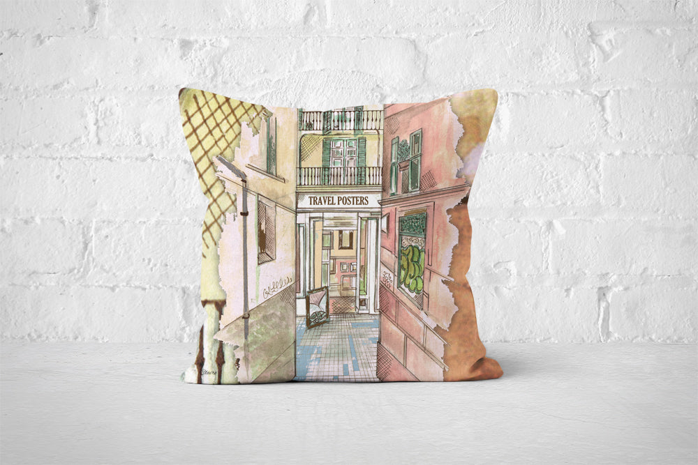 Travel Posters Cushion