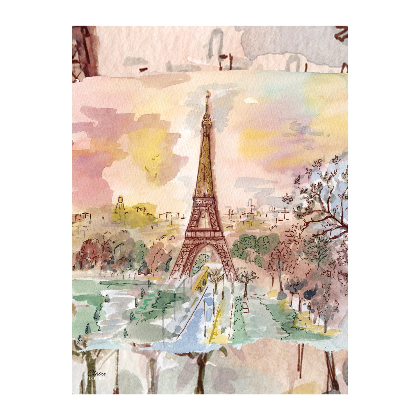Paris Glass Wall Art