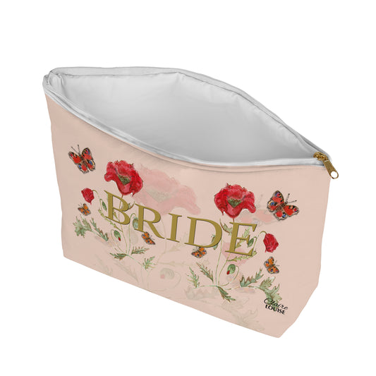 Bridal Poppies Cosmetic Bag