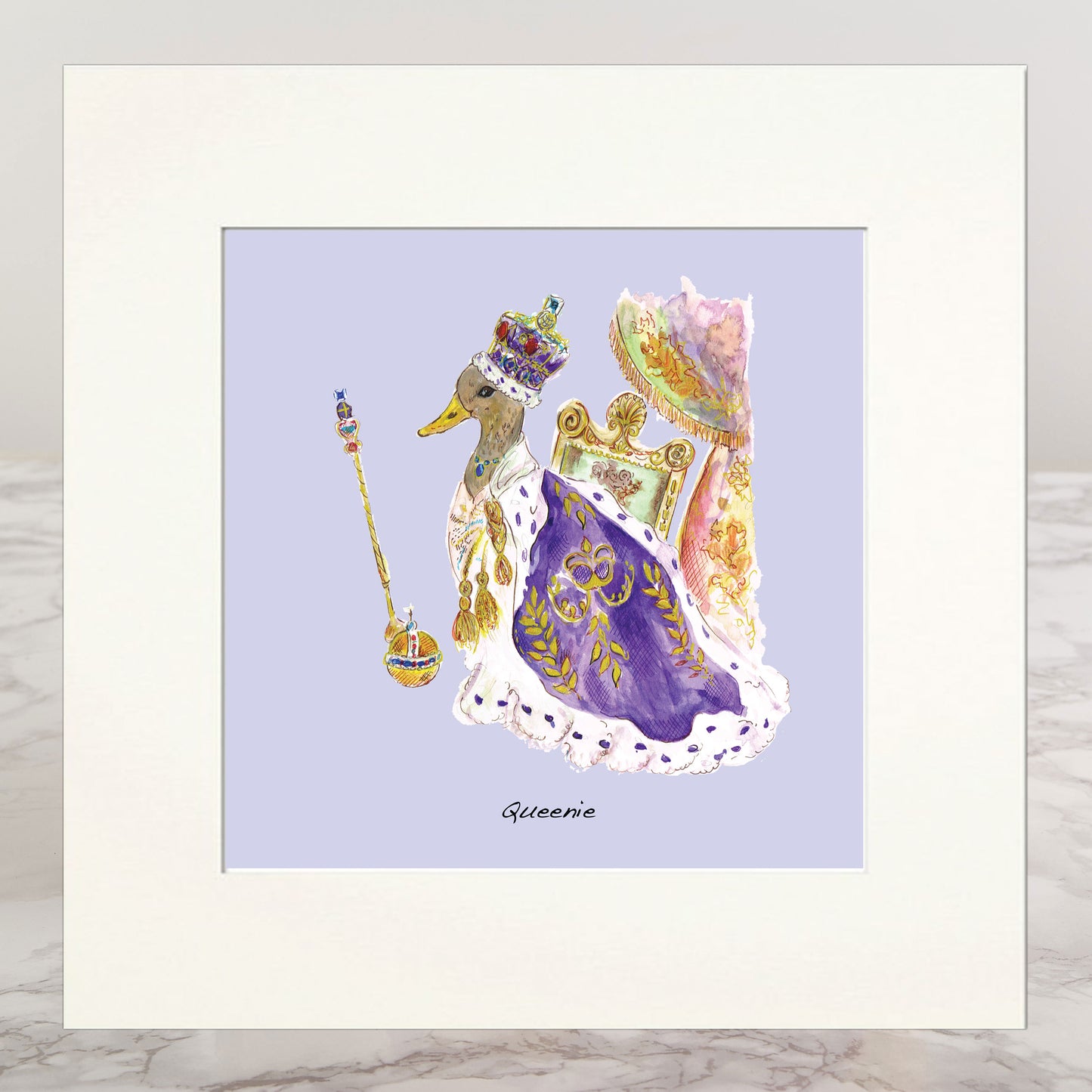 Queenie Mounted Print
