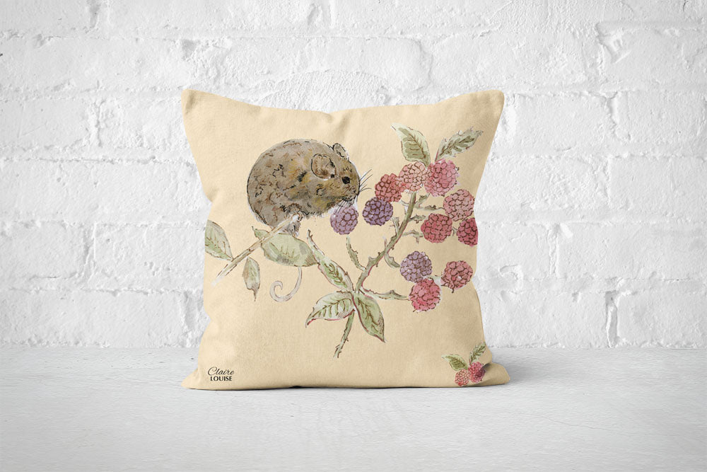 Raspberries Cushion