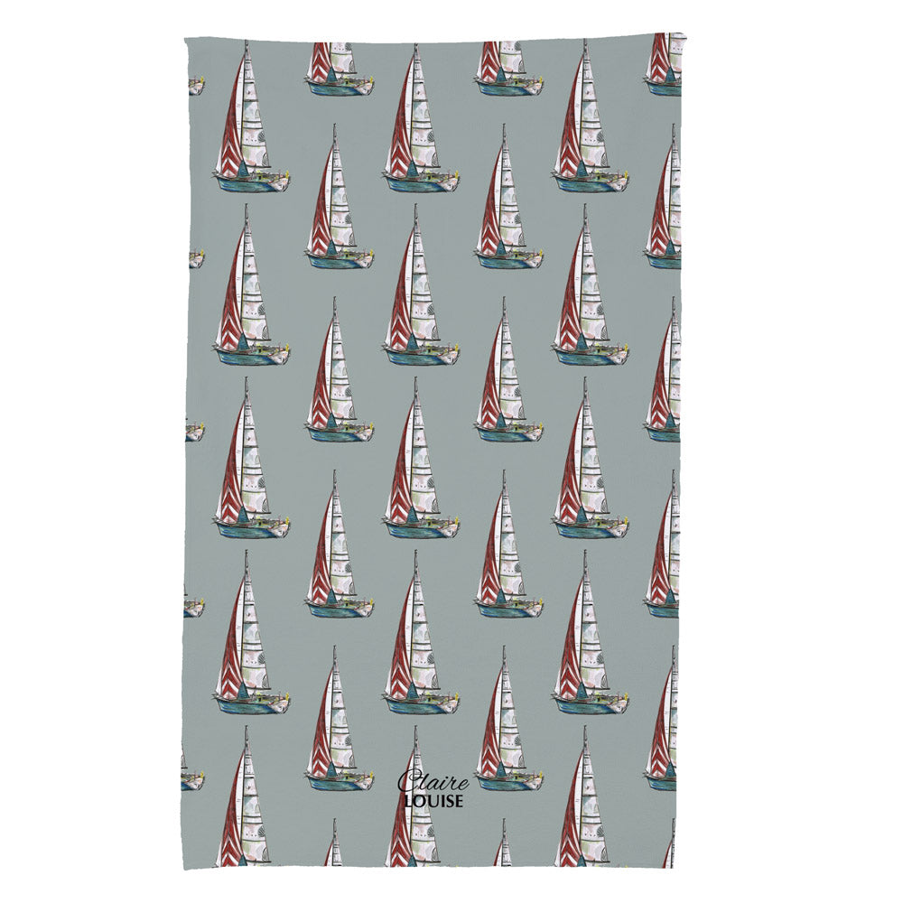 Sailing Tea Towel