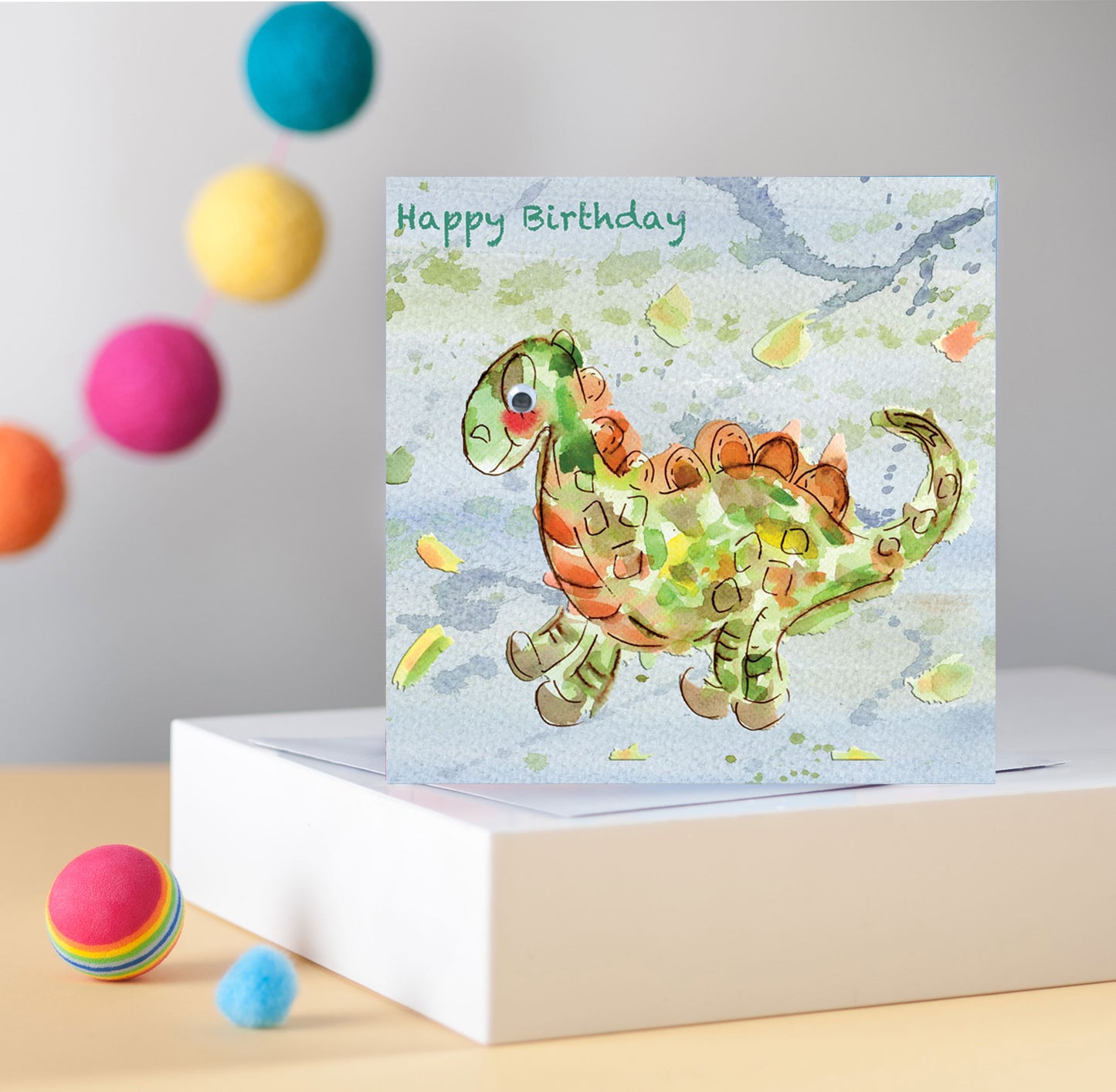 Dinosaur Greetings Card - Pack of 6