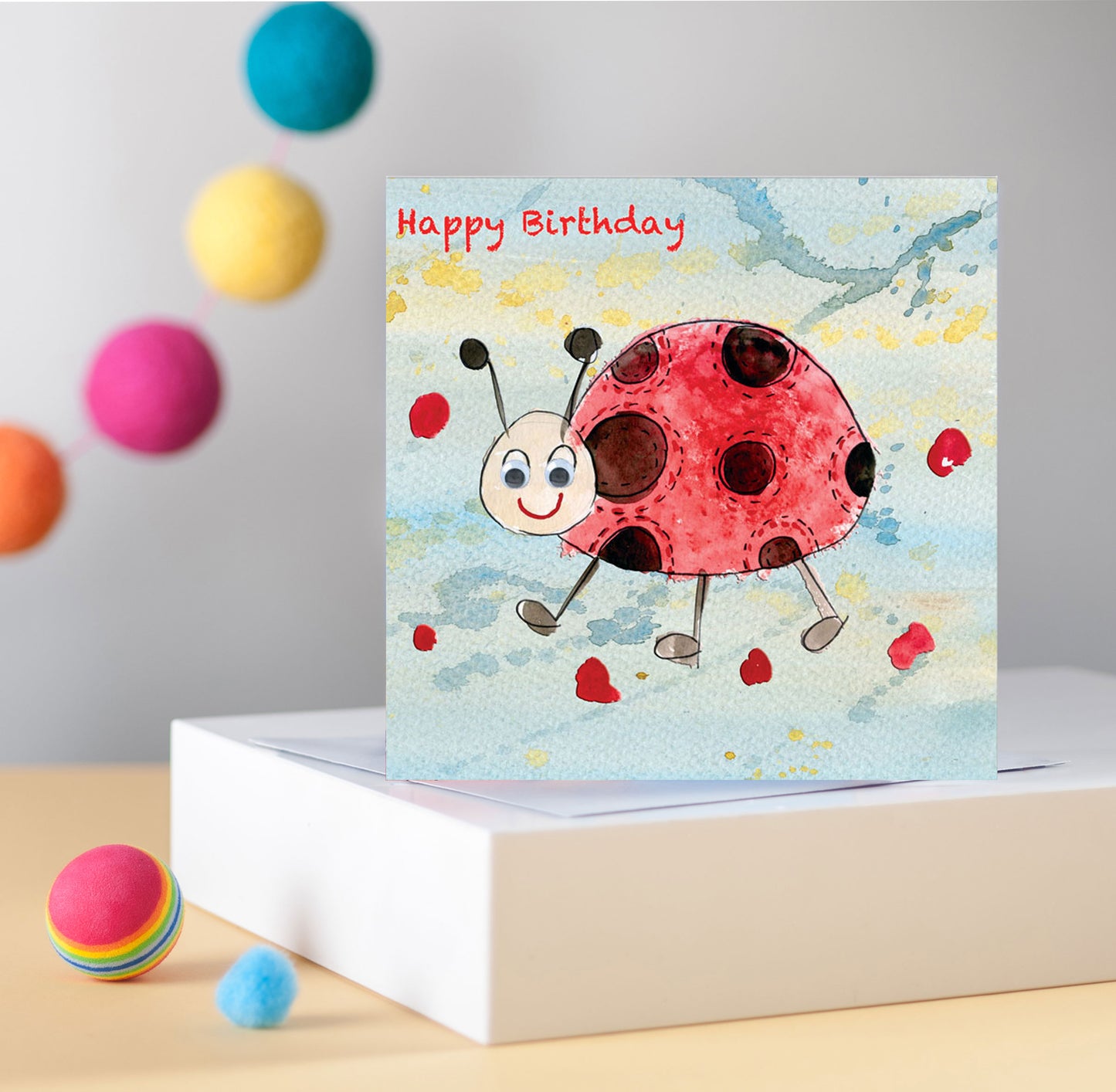 Ladybird Greetings Card - Pack of 6