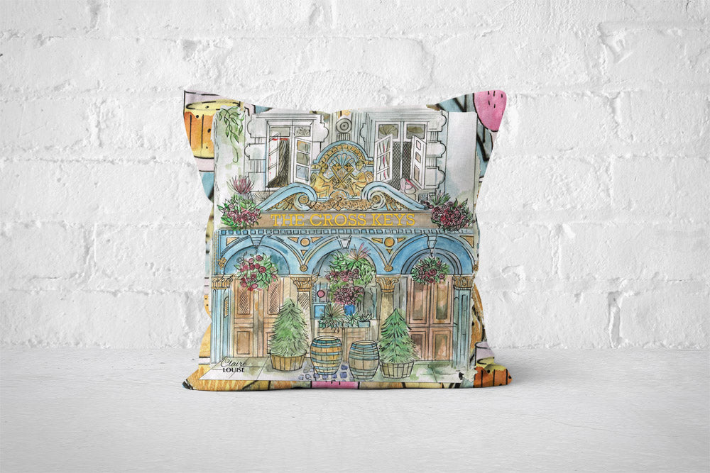 The Cross Keys Pub Cushion