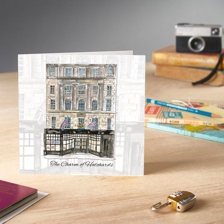The Charm of Hatchards Greeting Card - Pack of 6