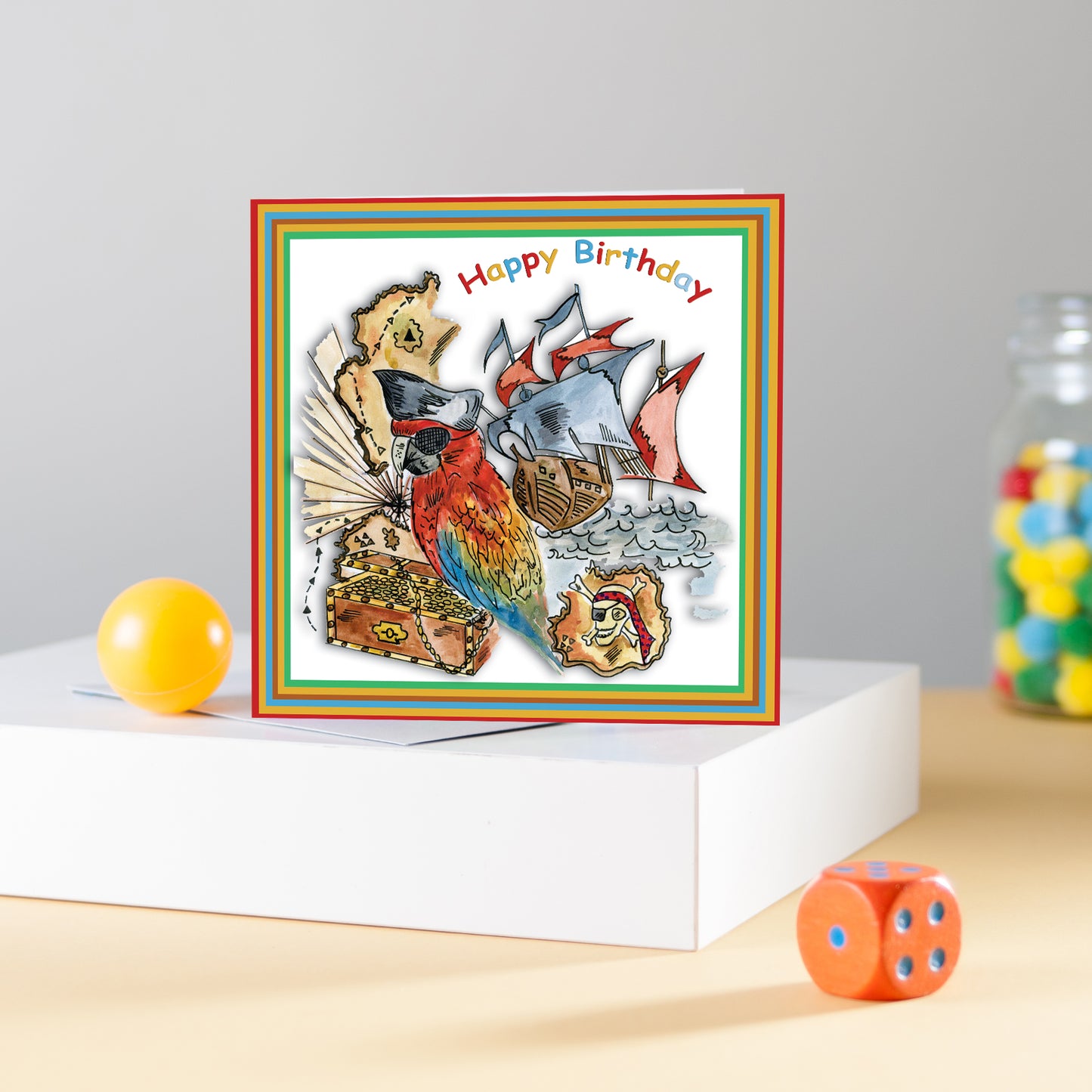 Pirates Greeting Card - Pack of 6