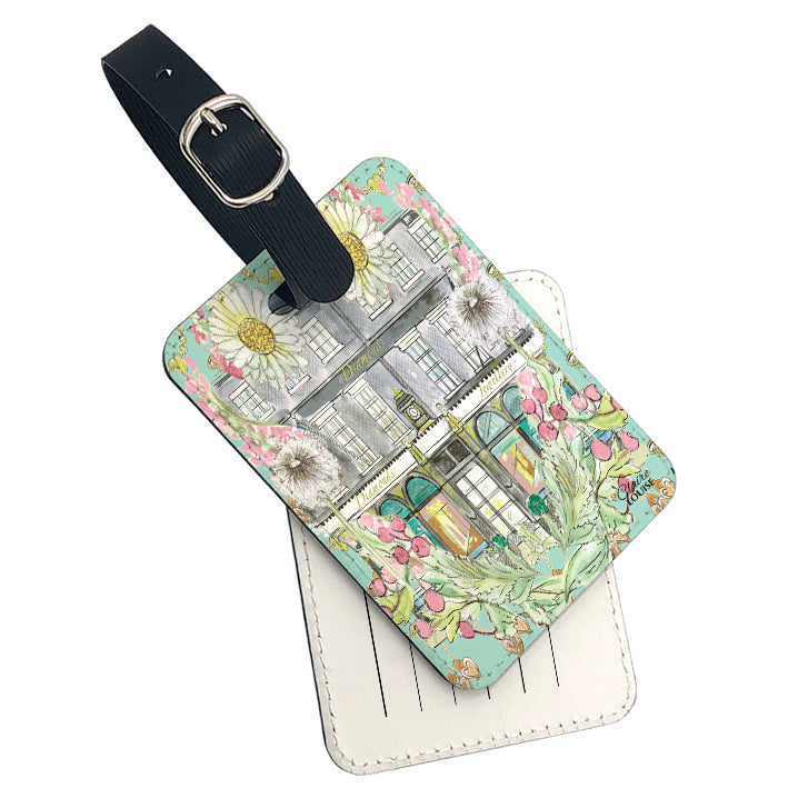 Tiffany Floral Luggage Tag