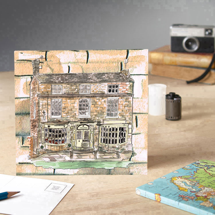 Broadway Tisanes Tea Rooms Greeting Card - Pack of 6